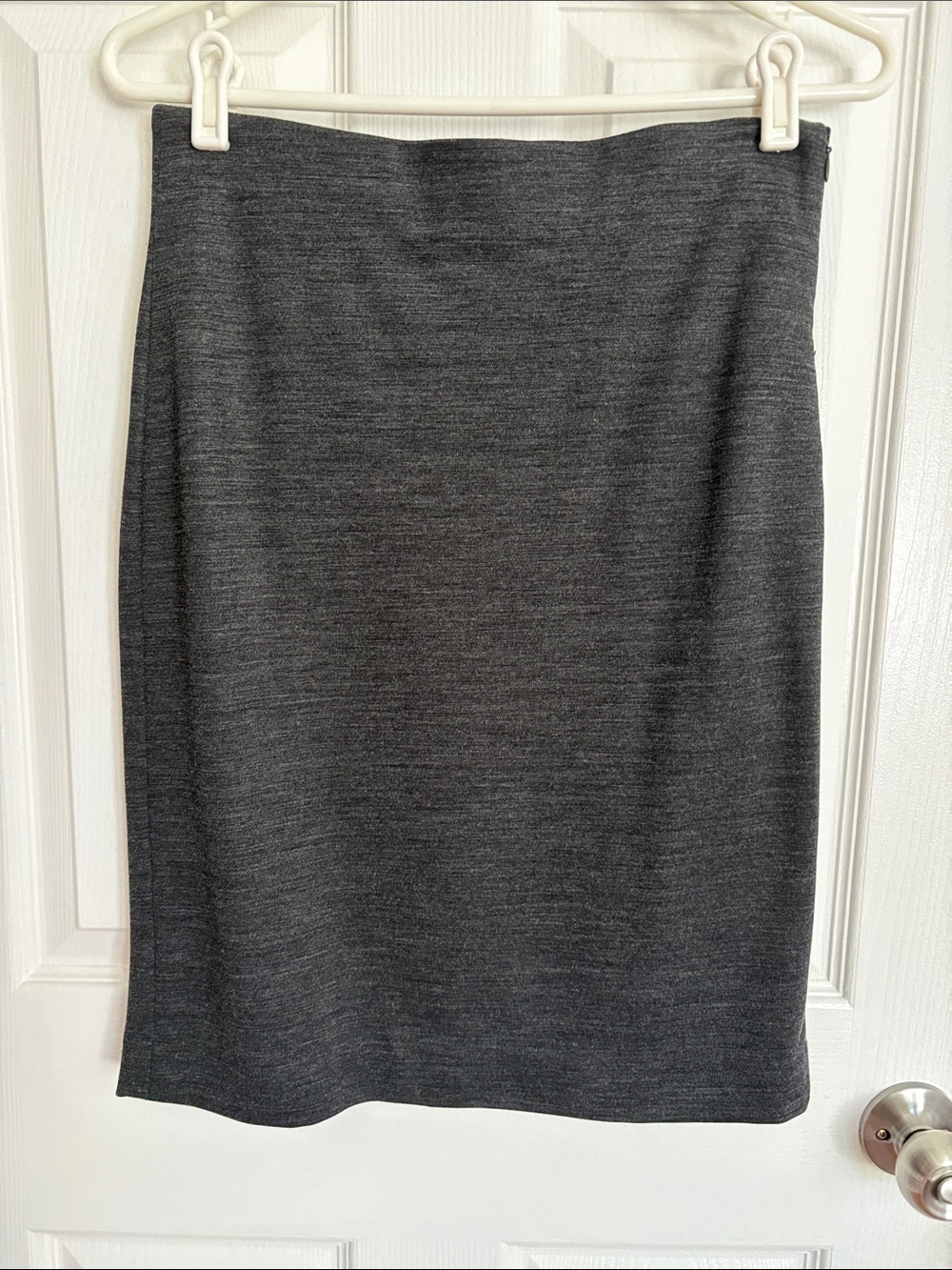 Ann Taylor Charcoal Heather Pencil Skirt